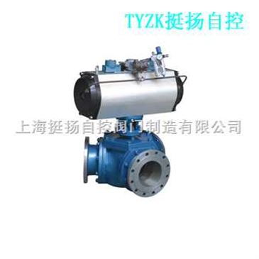 qjsr3气动三通球阀 智能制造网