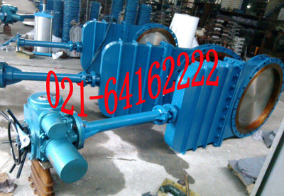 电动暗杆刀闸阀 上海湖泉阀门专注电动阀门制造的专业实力